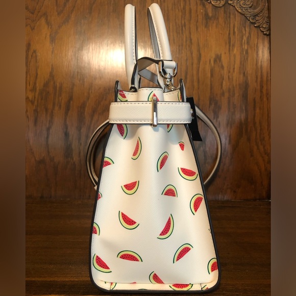 NWT-Kate Spade-SET-Staci-Watermelon Party-Medium Satchel & Large Zip Wallet-$628 - Picture 6 of 16